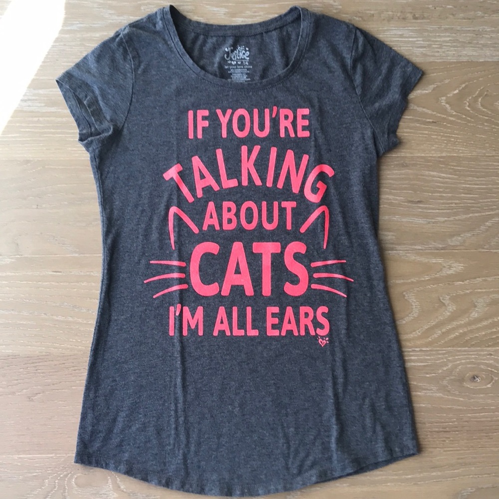Cat Tee Junior Sz 14 or Women’s XS